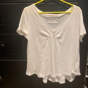Free People white flowy shirt